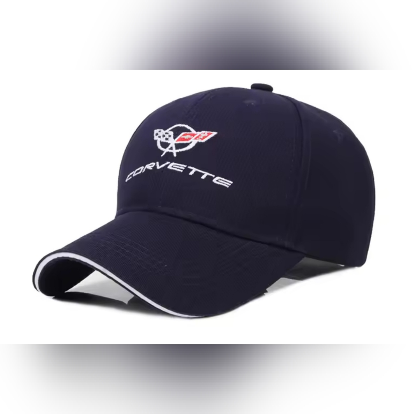 New Corvette C5 Vette Baseball Navy Blue Hat Cap Adjustable